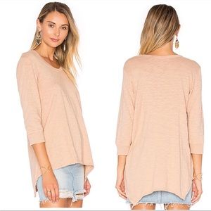 Wilt Slub Pink Shrunken Tee